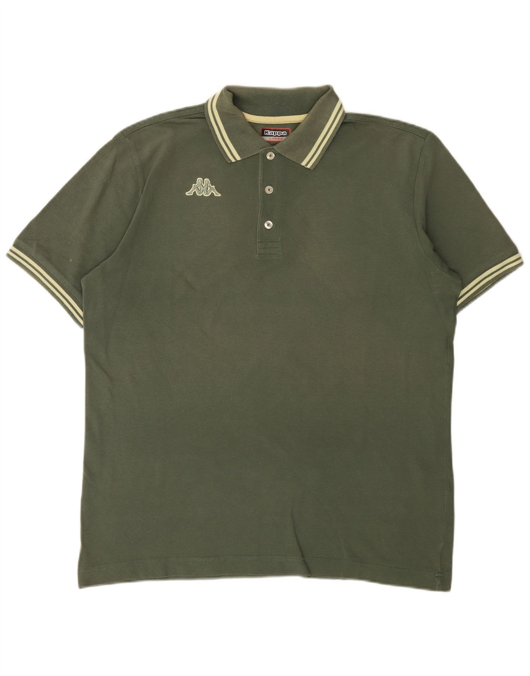 Męska koszulka polo Kappa, duża, khaki