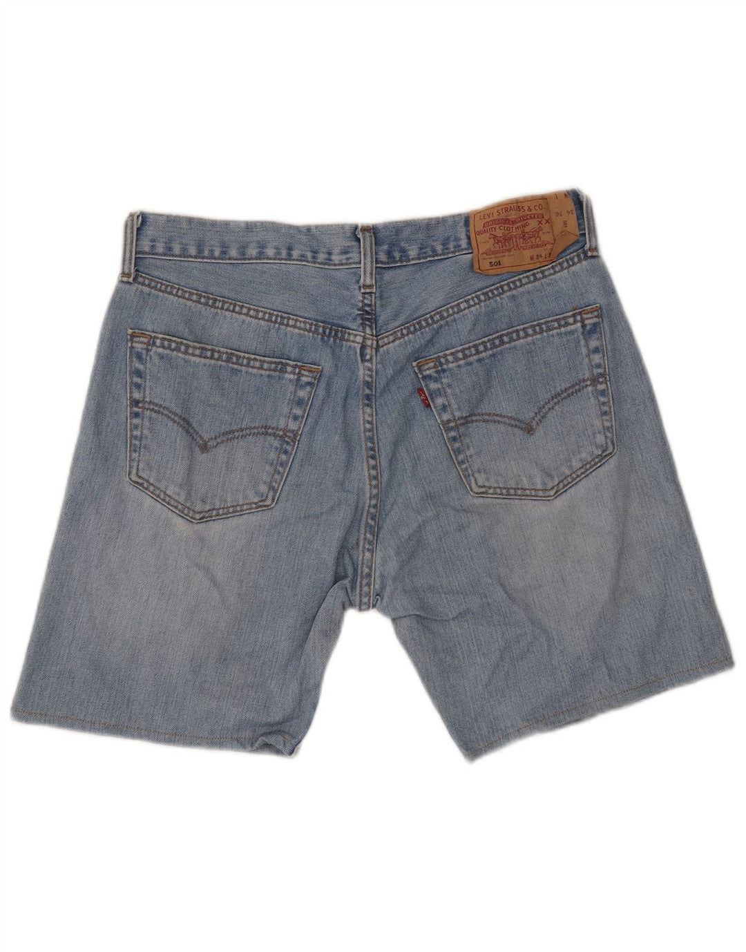 Męskie spodenki jeansowe LEVI'S 501 W34, duże, niebieskie, bawełniane
