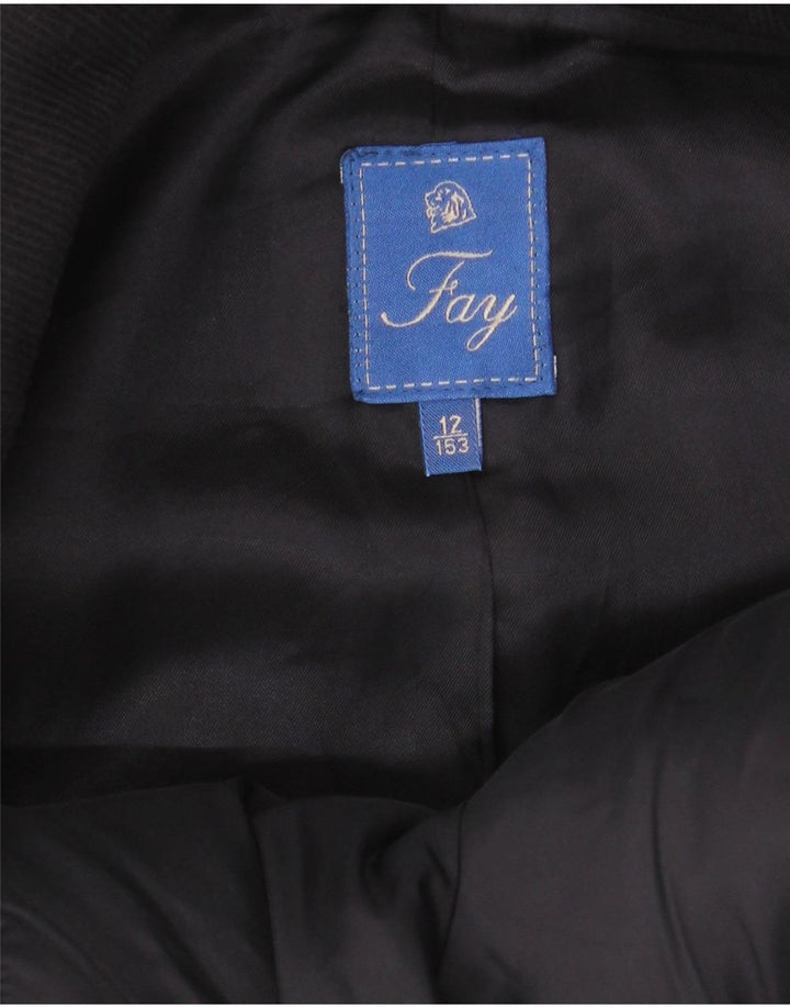 Płaszcz chłopięcy Fay 11-12 lat, granatowy, wełniany
