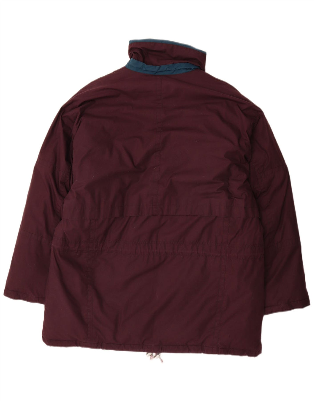 WESTBURY Męski ocieplany płaszcz UK 42 XL, bordowy poliester