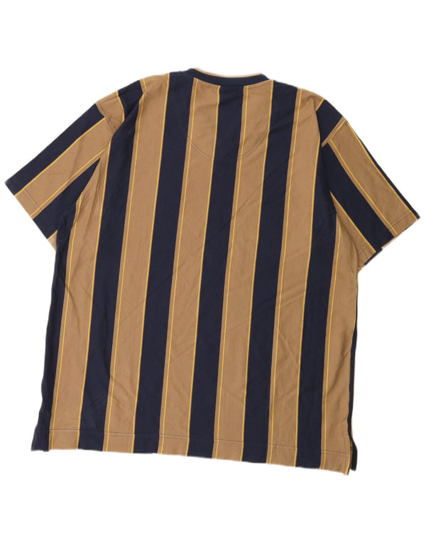 T-shirt męski vintage Top UK 46 XL, beżowa bawełna