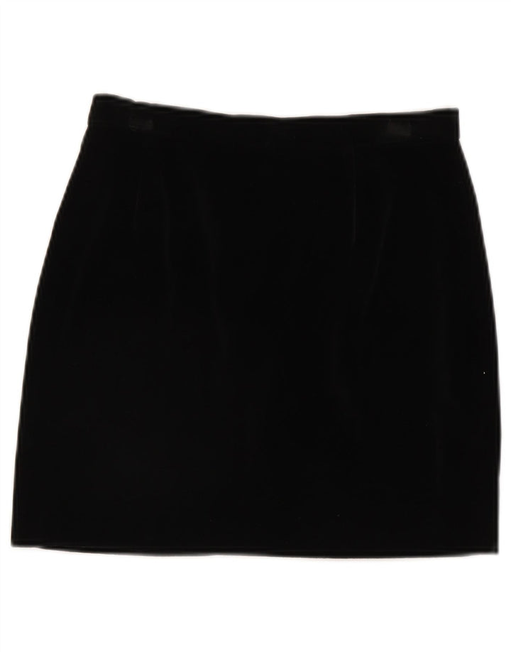 Damska aksamitna spódniczka mini Elizabeth Ascot IT 42 Medium W28 czarna