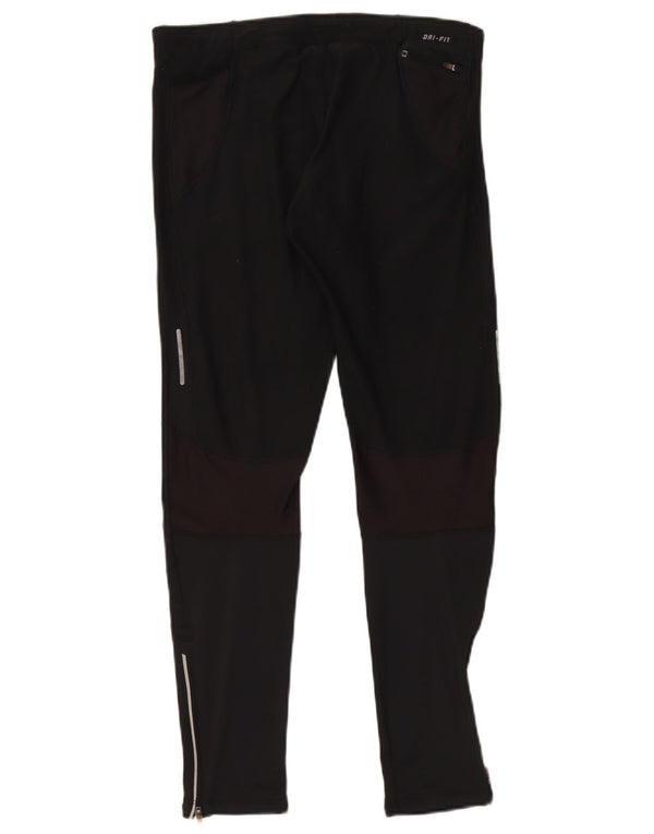 Damskie legginsy Nike Dri Fit UK 14, średni czarny poliester