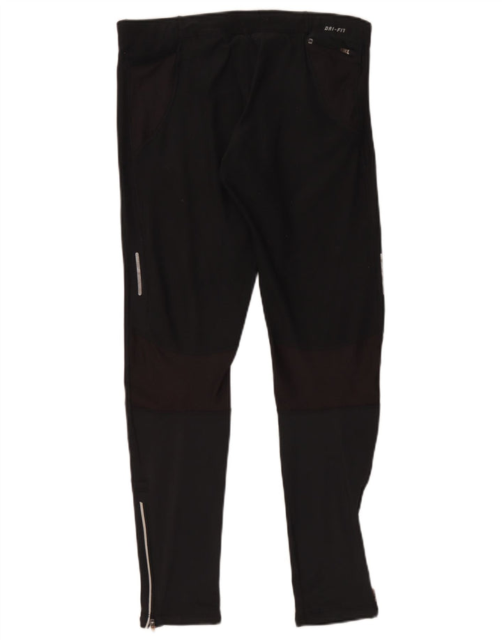 Damskie legginsy Nike Dri Fit UK 14, średni czarny poliester