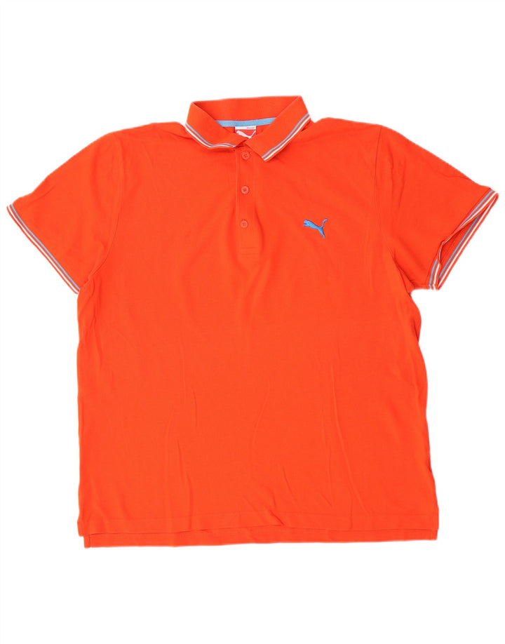 Męska koszulka polo Puma XL Pomarańczowa