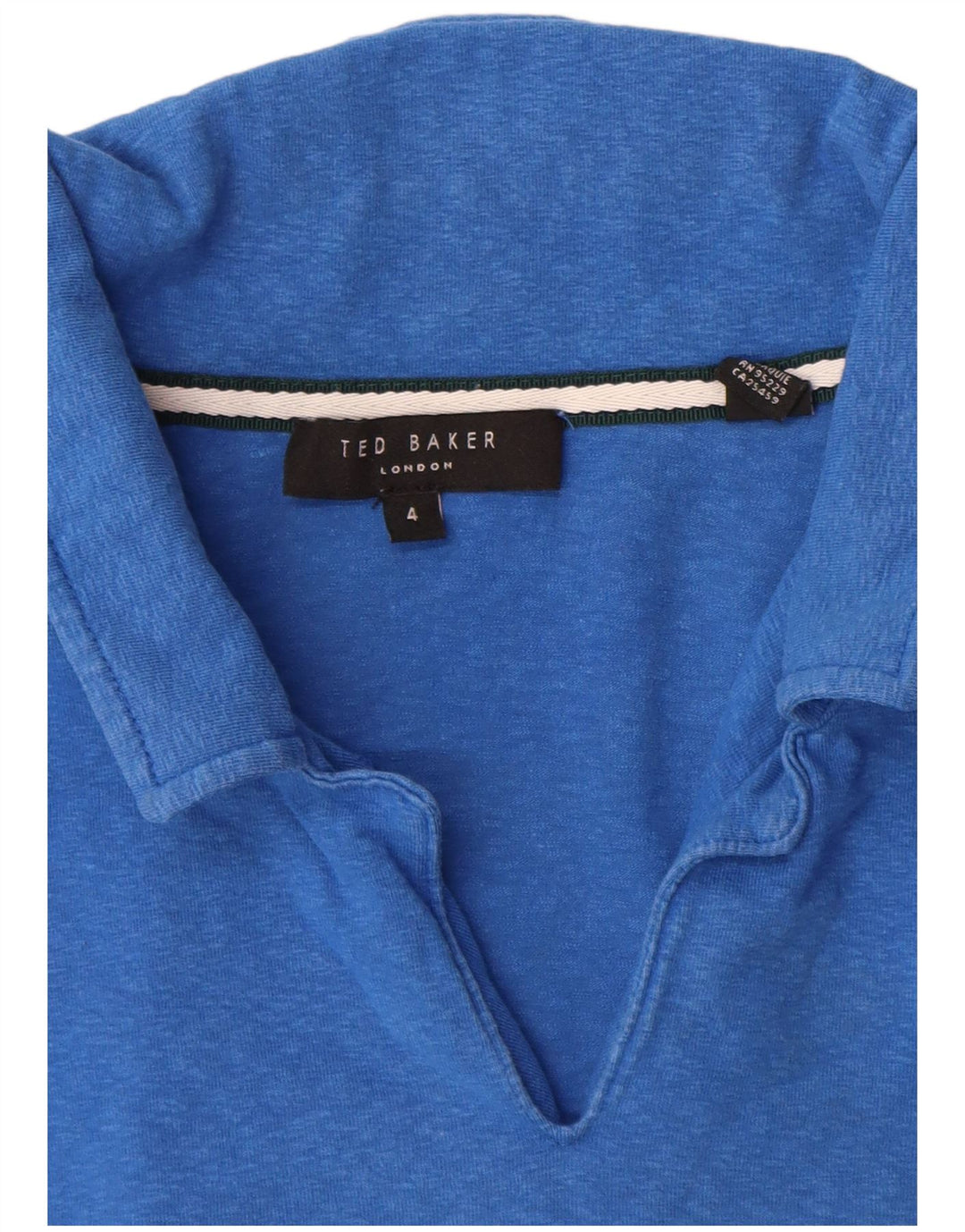 Męska koszulka polo Ted Baker, rozmiar 4, duża, niebieska, bawełniana