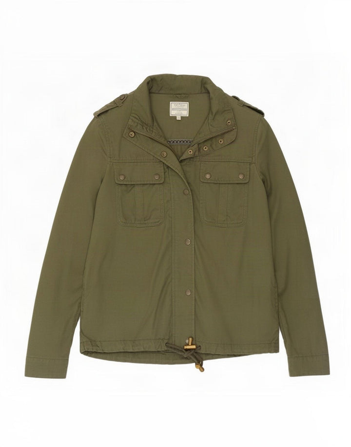 Damska kurtka wojskowa Fat Face UK 8 Small Khaki Lyocell