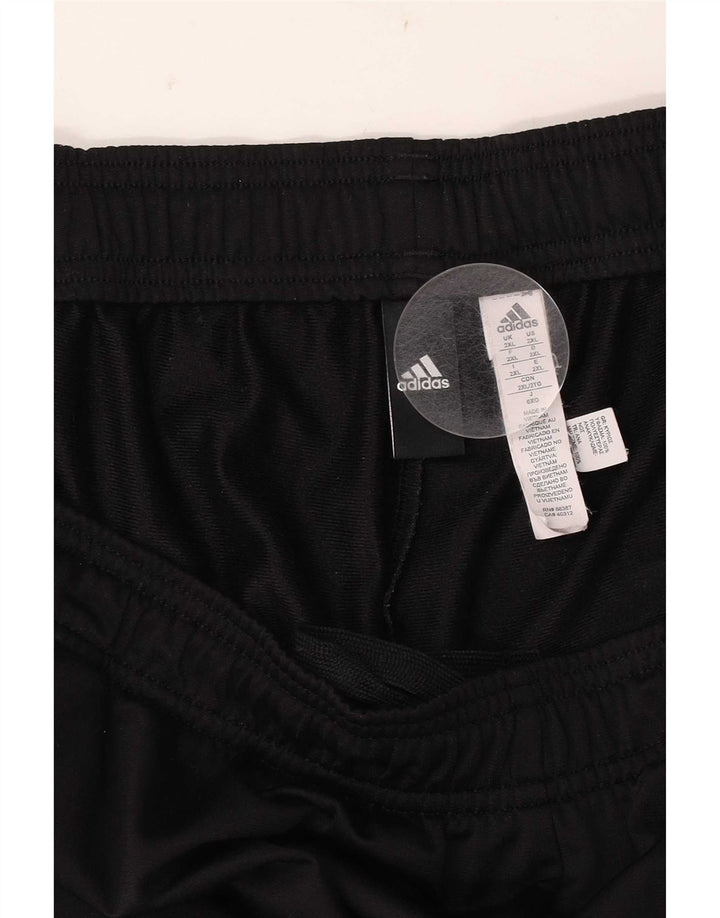 Męskie spodnie dresowe Adidas 2XL, czarny poliester