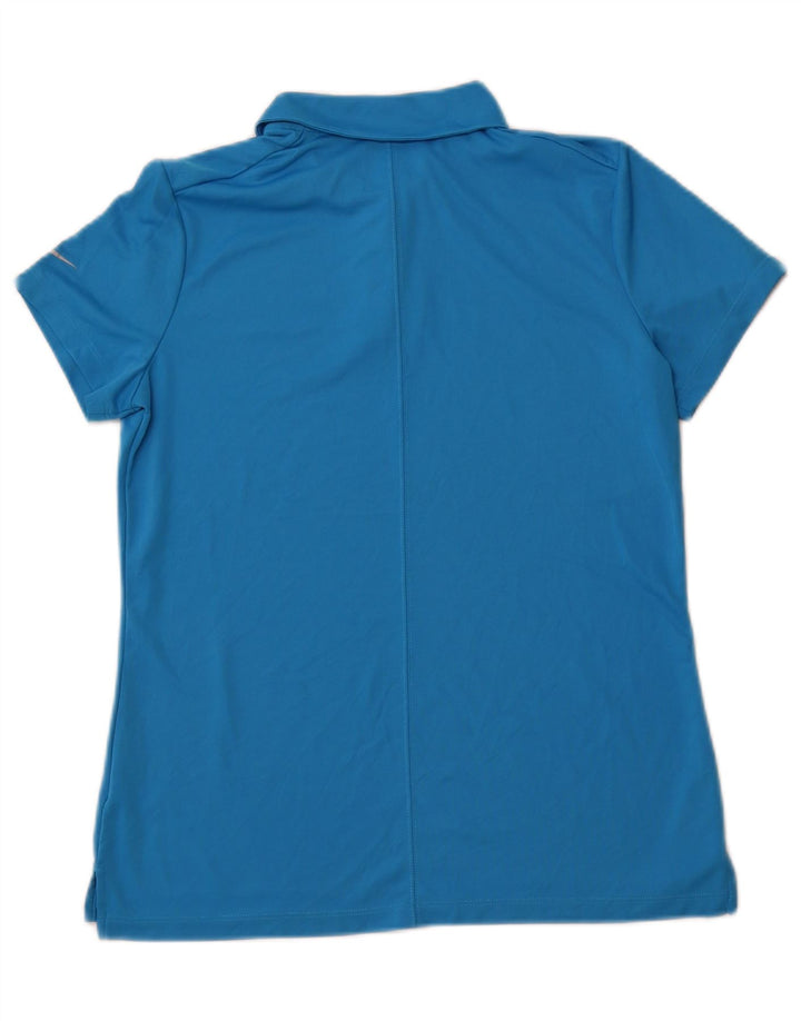 Damska koszulka polo NIKE Dri Fit UK 16, duża niebieska, poliester