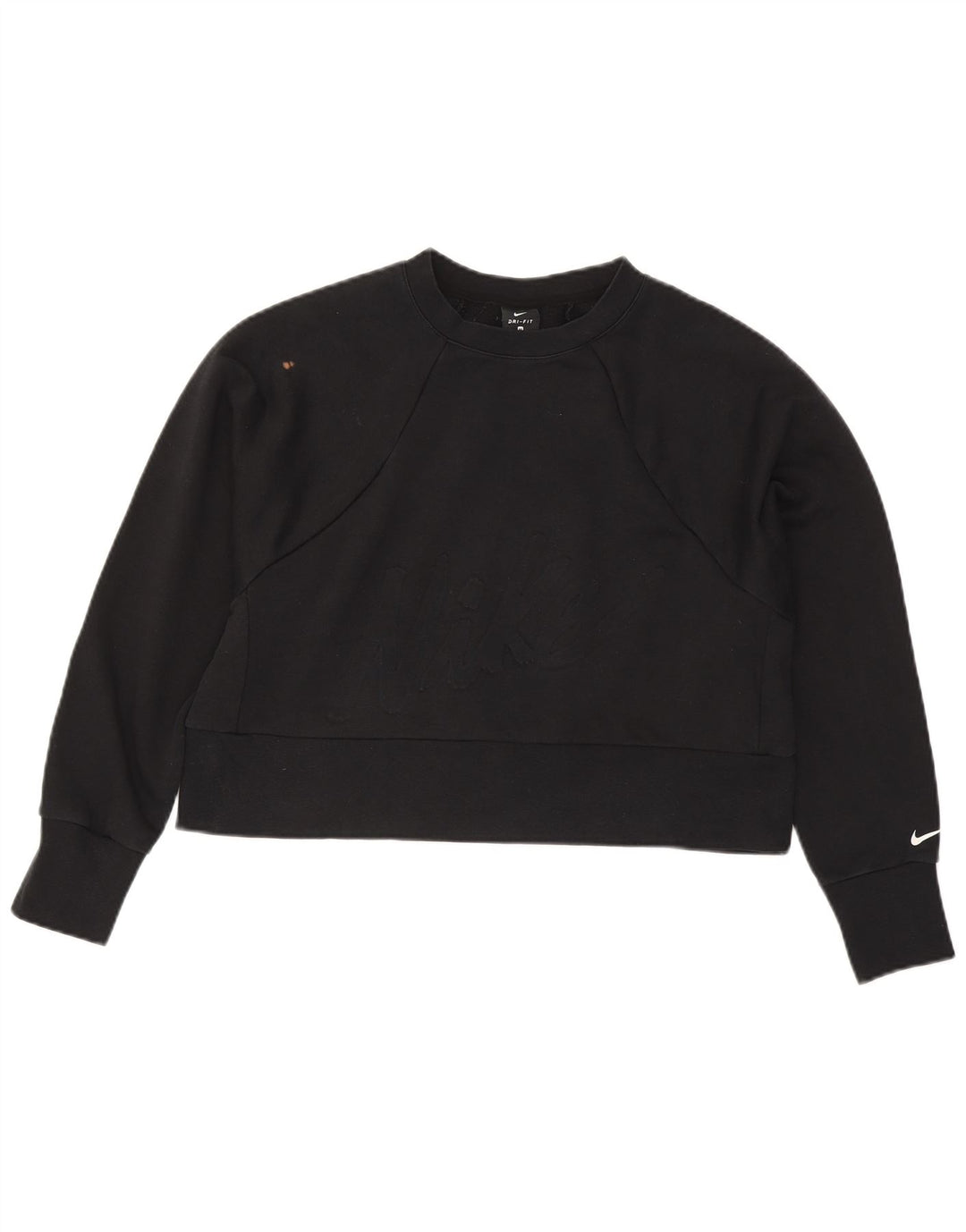 Damska bluza dresowa Nike Crop Graphic UK 14, średni czarny poliester