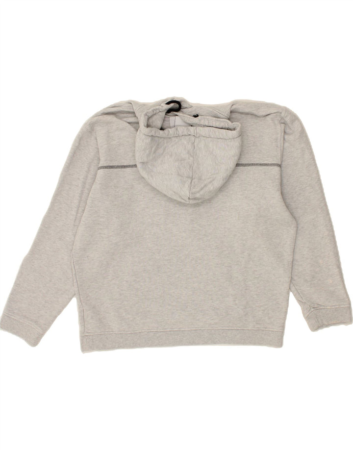 ADIDAS Mens Hoodie Jumper Small Grey Cotton Vintage Adidas and Second-Hand Adidas from Messina Hembry 