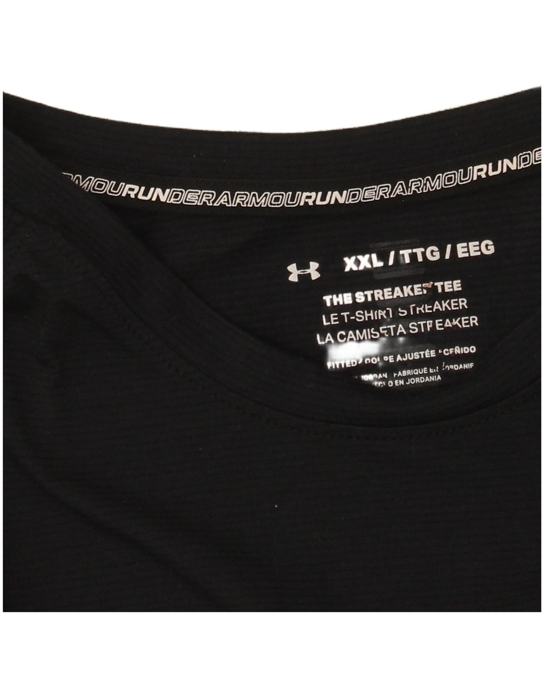 Koszulka męska Under Armour Top 2XL w kolorze czarnym