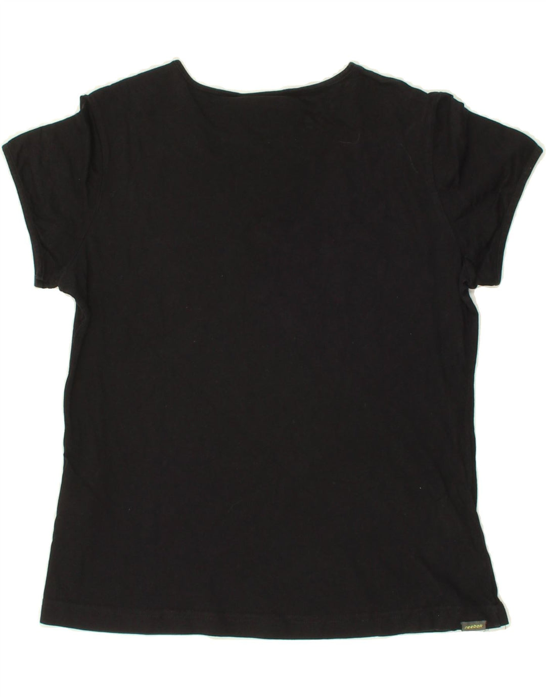 REEBOK Womens T-Shirt Top UK 12 Medium Black Vintage Reebok and Second-Hand Reebok from Messina Hembry 