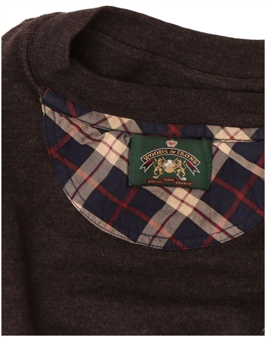 WOODS & IRONS Męski sweter bluzowy XL brązowy