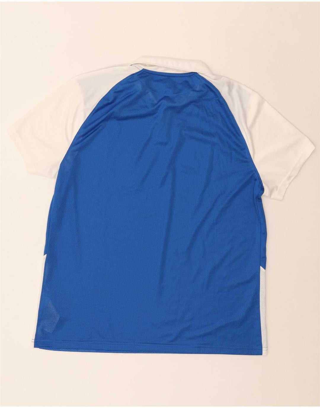 Męska koszulka polo NIKE XL, niebieski, poliester z blokami kolorów