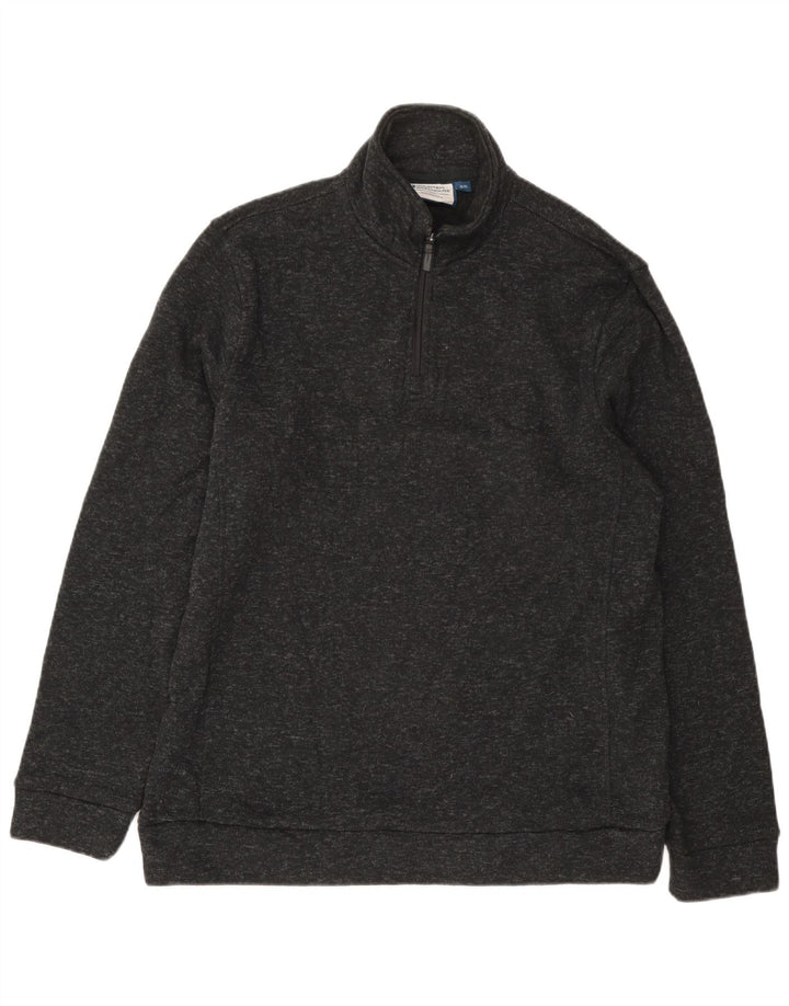 Męski sweter męski Mountain Warehouse z zamkiem błyskawicznym XL, szary, nakrapiany