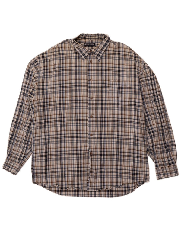 Koszula męska LERROS XL w wielokolorową kratę, bawełniana