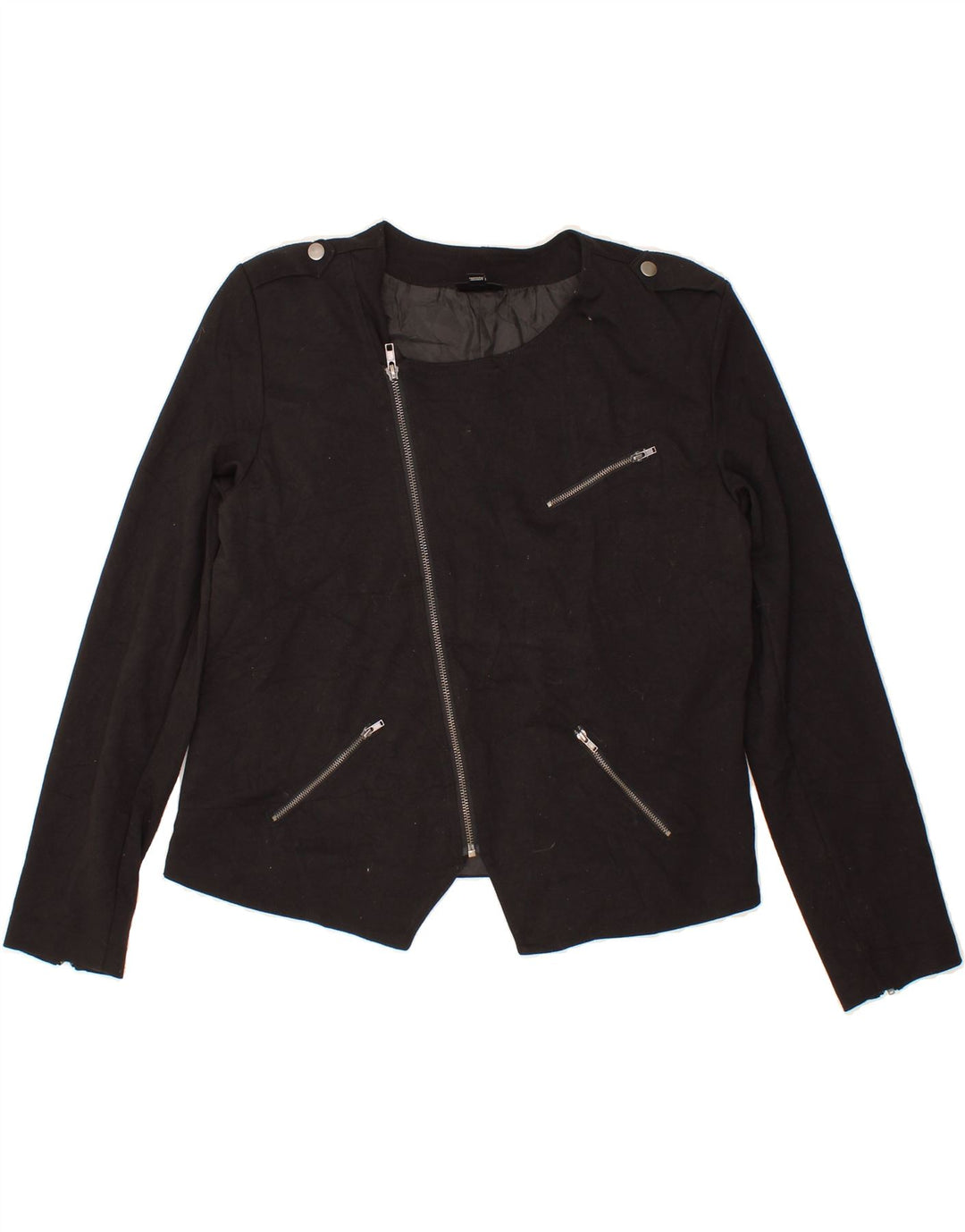 MOSSIMO Womens Bomber Jacket UK 18 XL Black Polyester Vintage Mossimo and Second-Hand Mossimo from Messina Hembry 