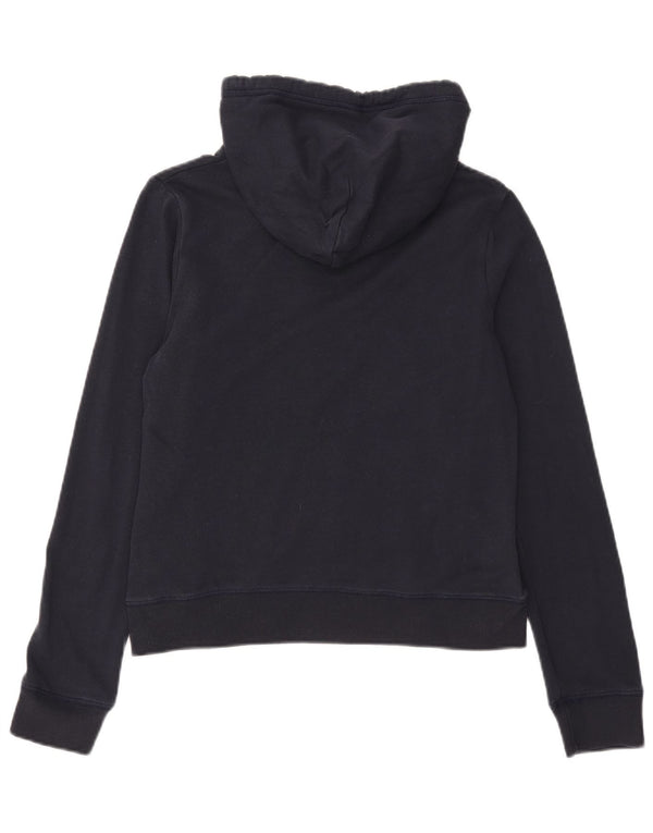 Damski sweter z kapturem Hollister UK 12, średni granatowy, bawełniany