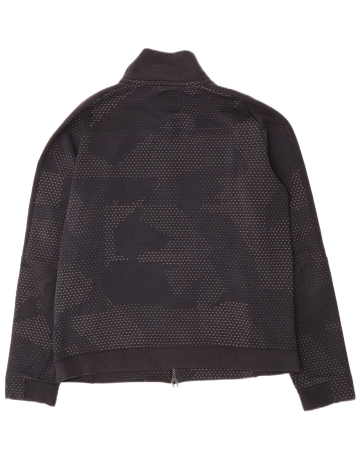 Kurtka męska dresowa Nike, średnia, granatowa, bawełniana w cętki