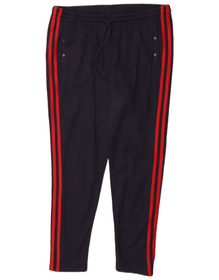 Damskie spodnie dresowe Adidas UK 12/14 Średni granatowy poliester