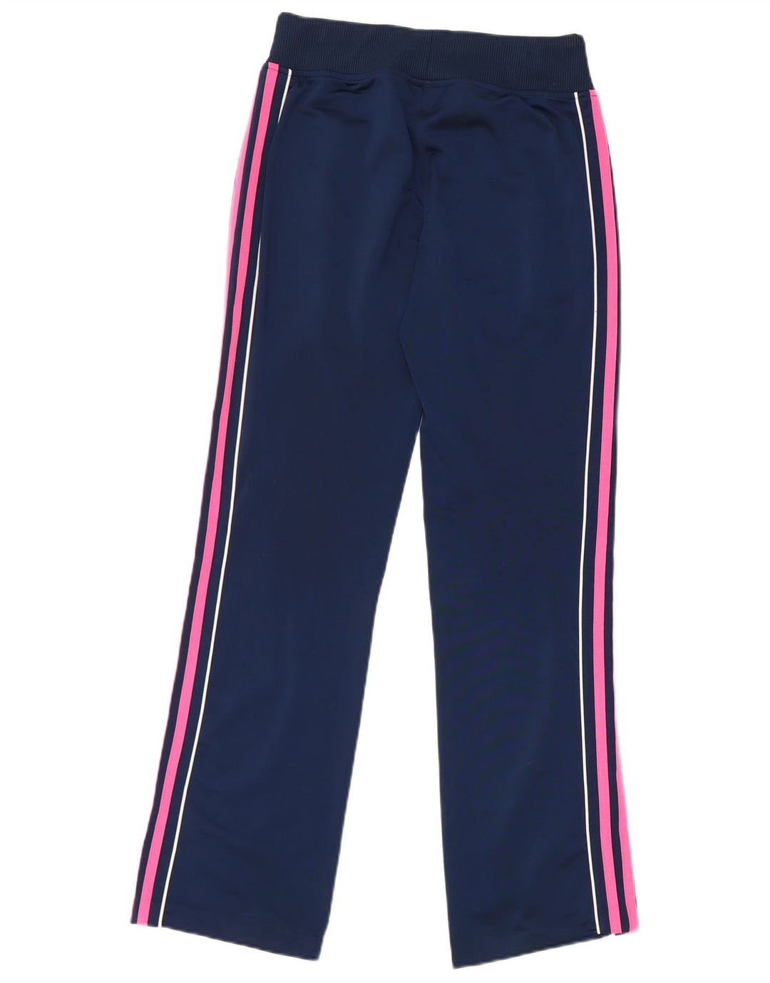 Damskie spodnie dresowe Adidas UK 8, małe, granatowe, poliestrowe
