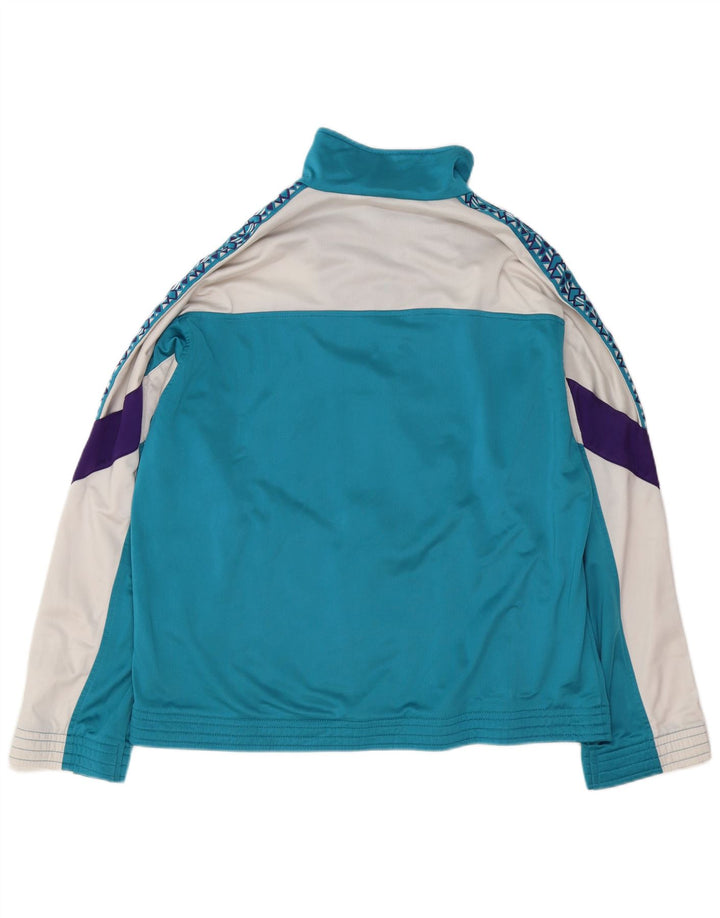 Męski dres Lotto z grafiką, XL, niebieski, poliester z blokami kolorów