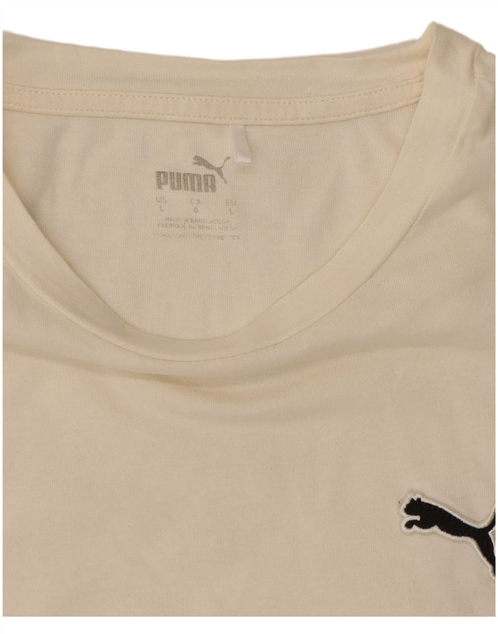 T-shirt męski Puma, duży, biały