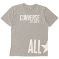 Chłopięcy T-shirt Converse z grafiką, 13-14 lat, XL, szary