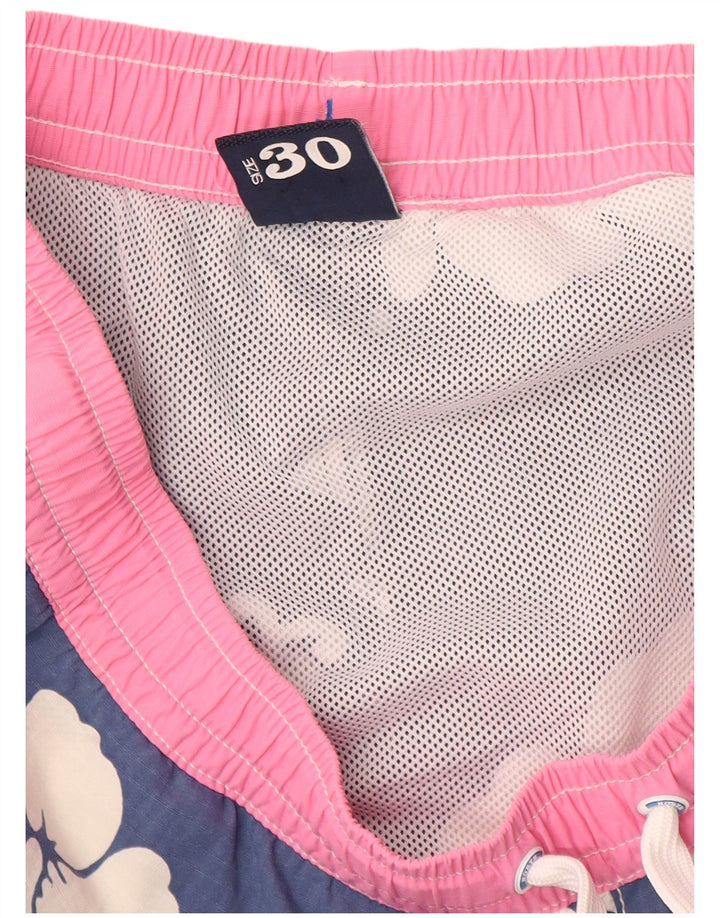 Damskie spodenki kąpielowe North Sails UK 14, średni niebieski, kwiatowy poliamid