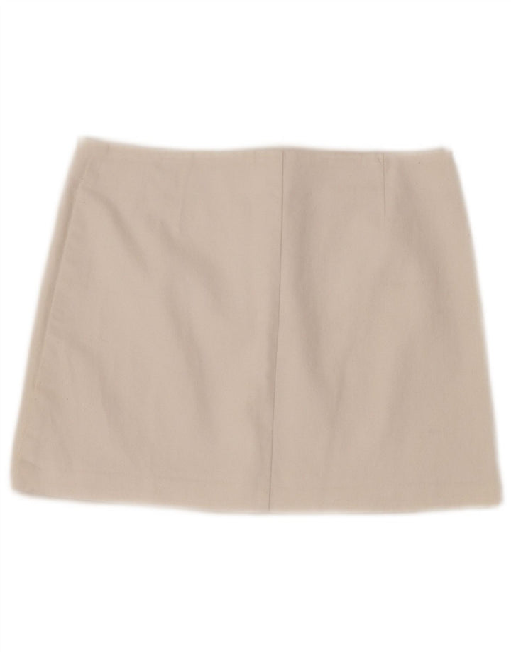 Spódnica mini damska Benetton W28 Średnia biel