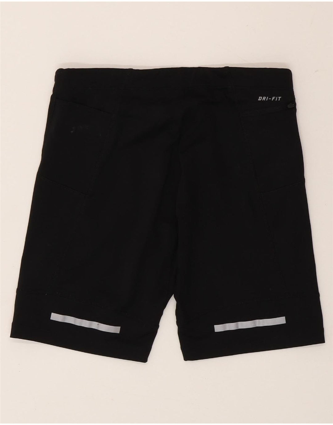 Damskie spodenki sportowe Nike Dri Fit UK 12, poliester w kolorze średniej czerni