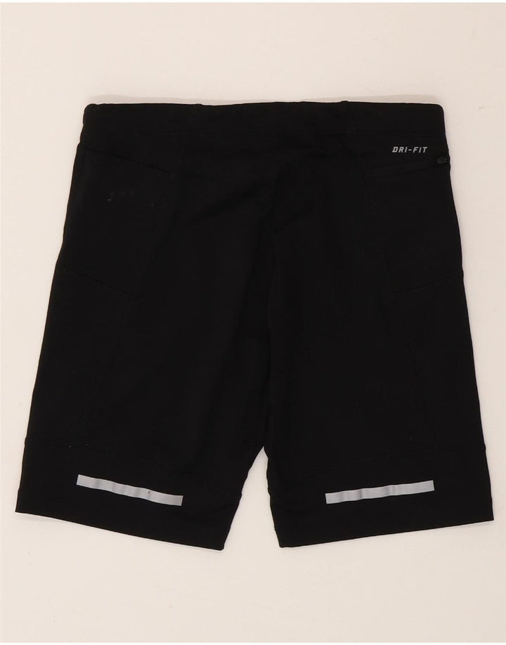Damskie spodenki sportowe Nike Dri Fit UK 12, poliester w kolorze średniej czerni