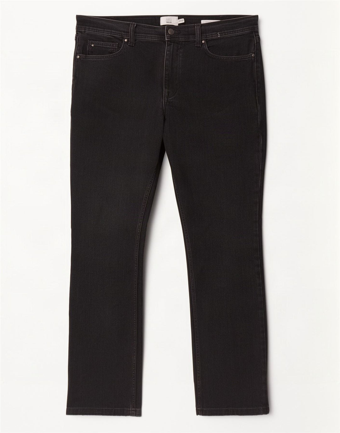 Męskie jeansy Marks & Spencer Regular Straight W36 L31 Czarne bawełniane