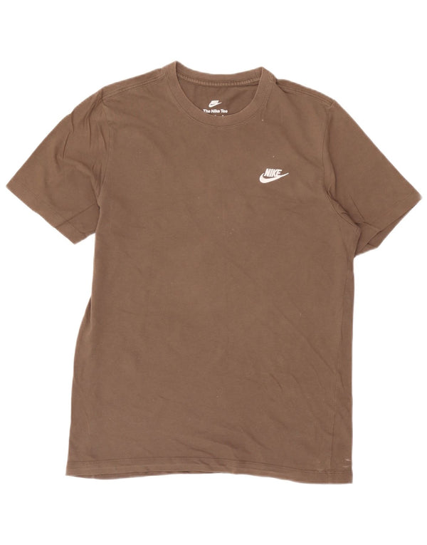 Nike Mens T-Shirt Top Medium Grey Cotton