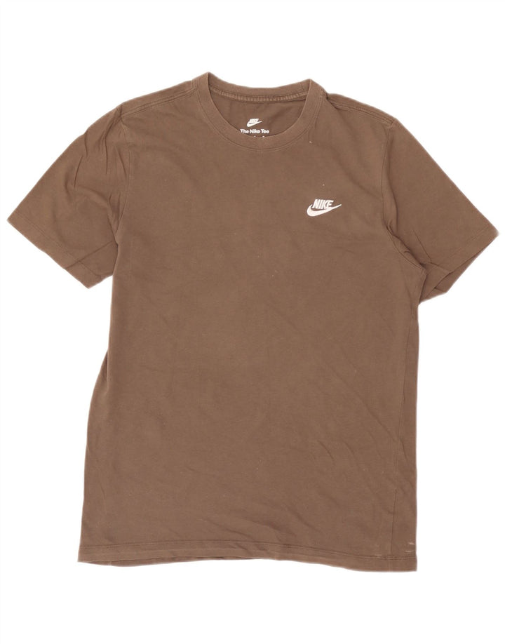 T-shirt męski Nike, średnioszary, bawełniany