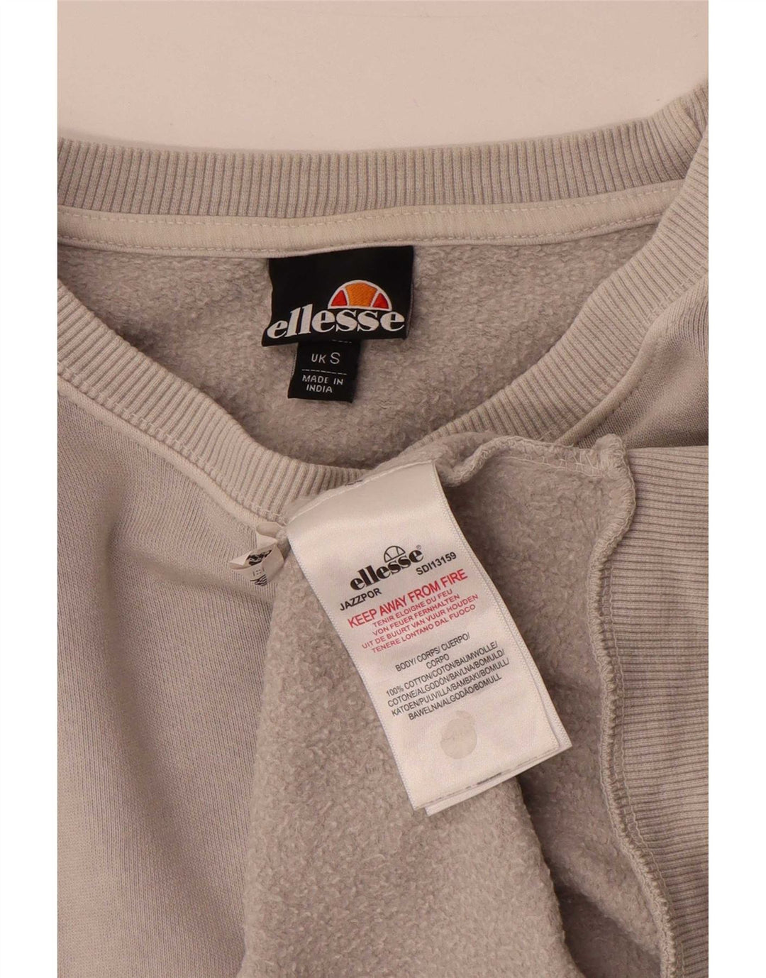 Bluza męska Fila, mała, szara, bawełniana