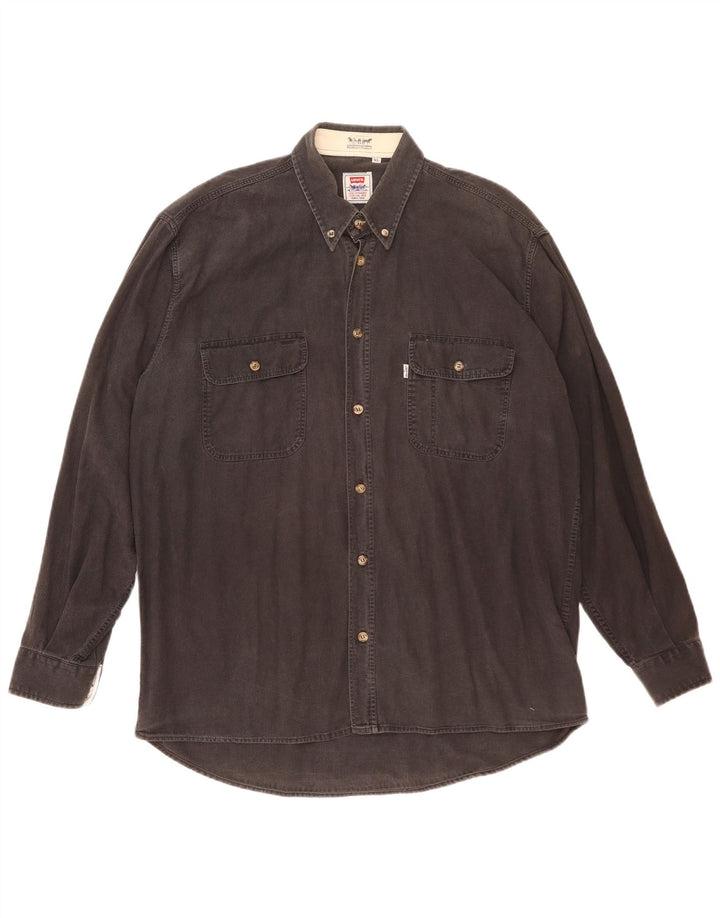 Koszula męska Levi's XL, czarna, bawełniana