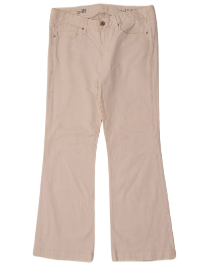Jeansy damskie Gap Bootcut US 12 Large W31 L31 Biała bawełna