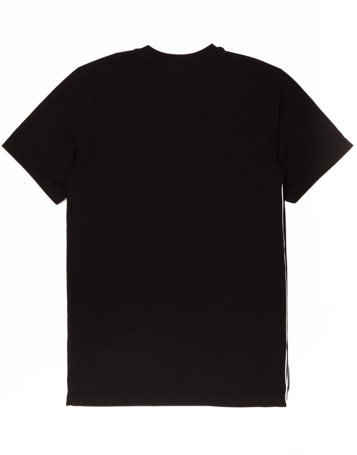 Adidas Męski T-shirt Top Średni Czarny Bawełniany