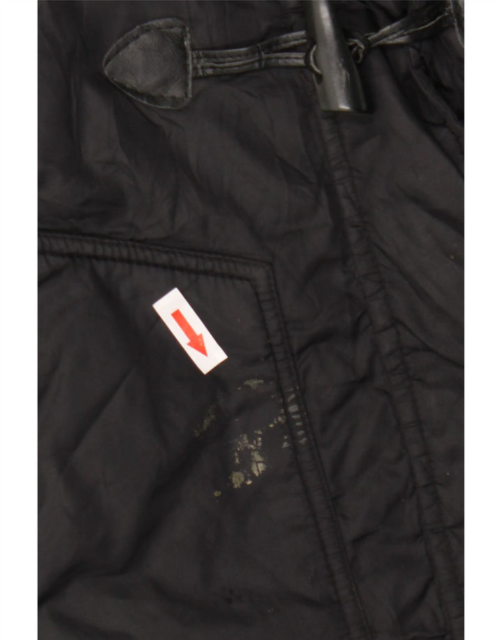 Damski płaszcz ocieplany Calvin Klein Jeans UK 14, średni czarny