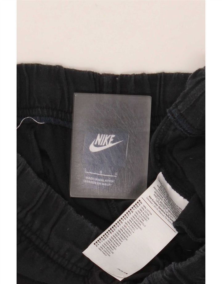 Damskie spodenki sportowe Nike, duże, czarne, bawełniane