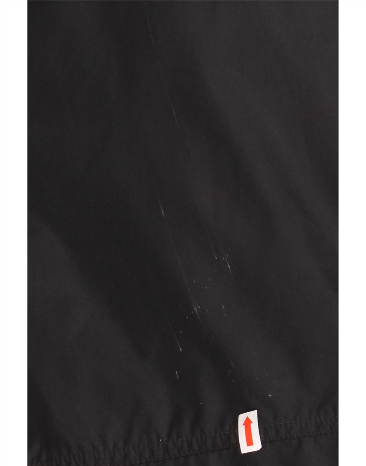 Męski płaszcz wiatrówkowy Adidas Graphic UK 38/40 Średni czarny poliamid