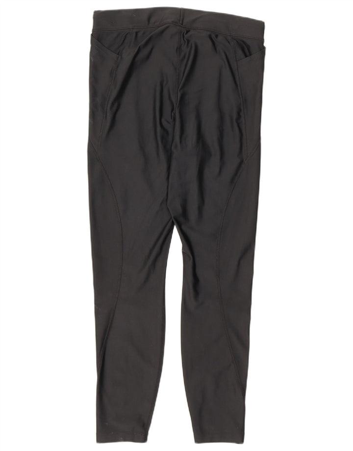 Damskie legginsy Nike Dri Fit UK 12, średni czarny poliester