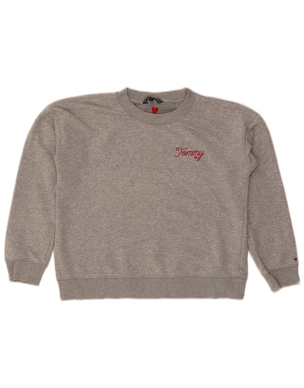 Damska bluza oversize Tommy Hilfiger Crop UK 10 Small Grey
