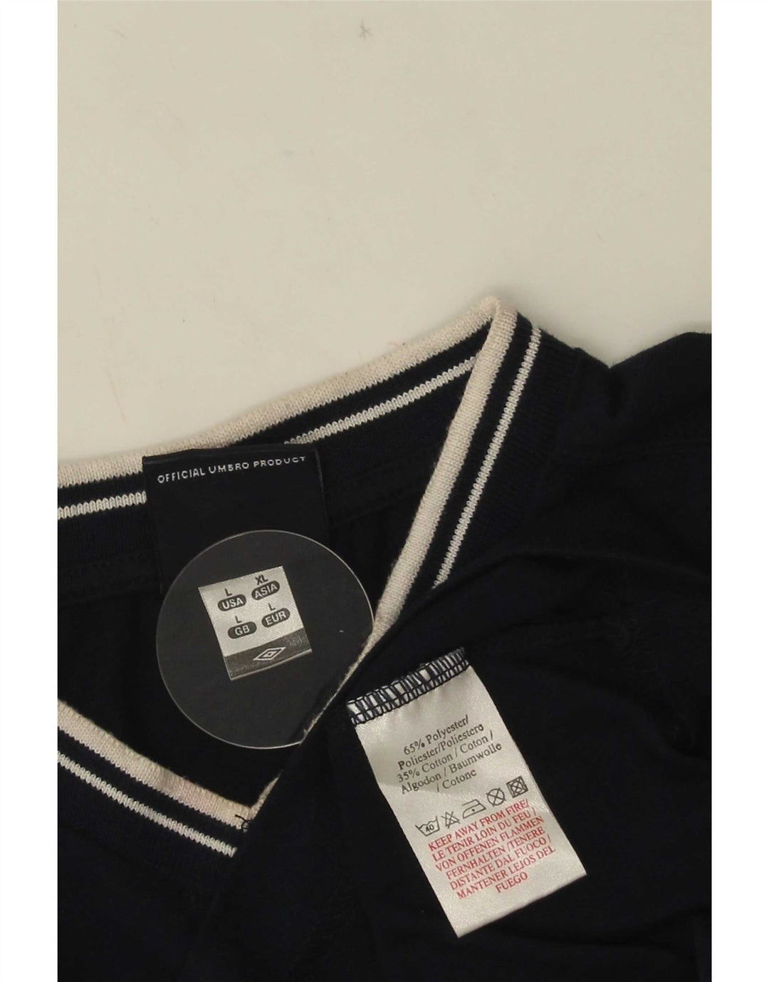 Męska kamizelka Umbro, duża, granatowa, z poliestru