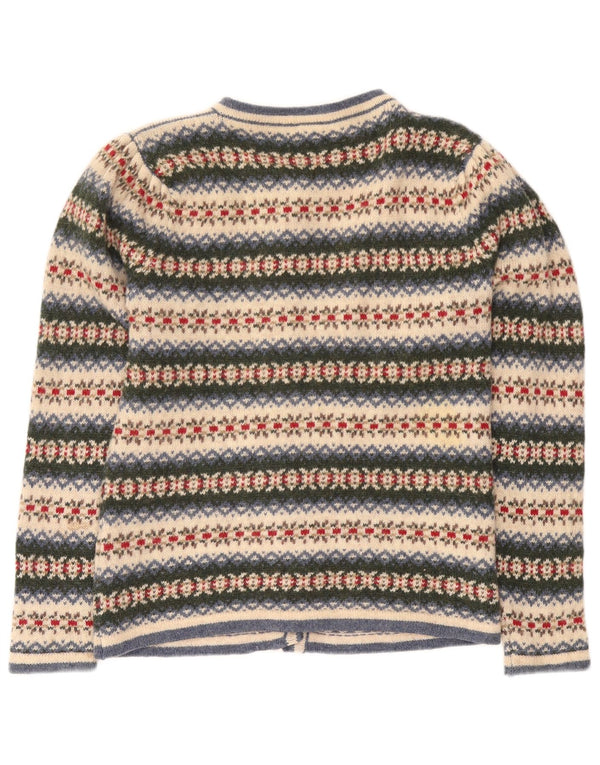Sweter damski VINTAGE UK 14 Średni wielobarwny Fair Isle Wool