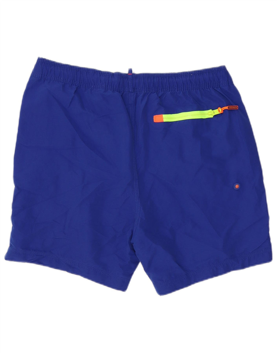 Męskie spodenki kąpielowe Superdry Graphic, duże, niebieskie, poliestrowe