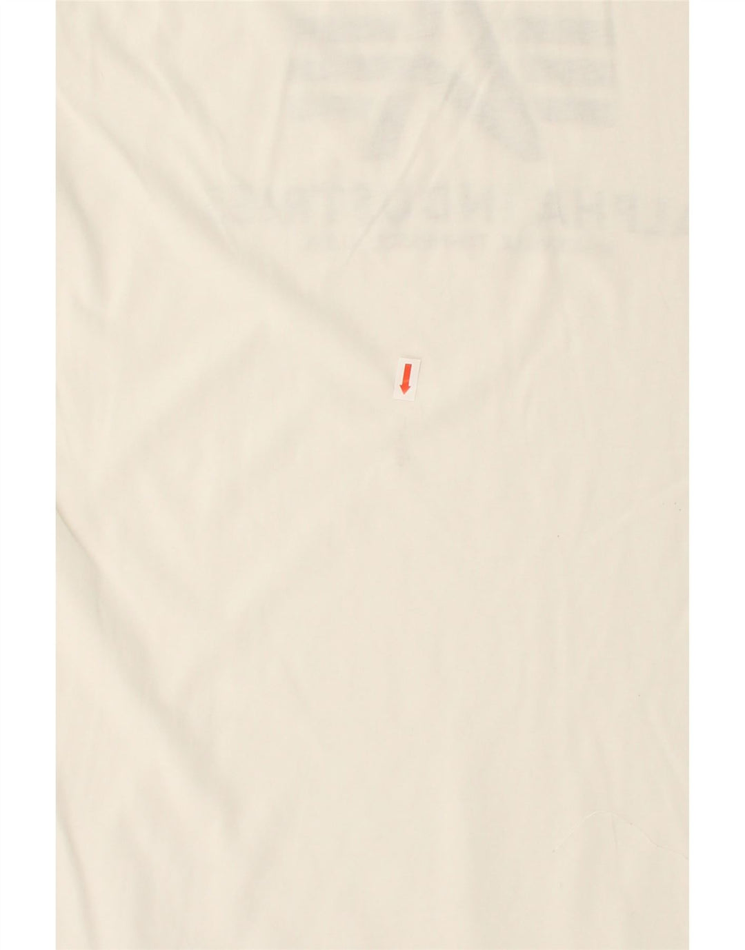 ALPHA INDUSTRIES Mens Graphic T-Shirt Top Medium White Cotton Vintage Alpha Industries and Second-Hand Alpha Industries from Messina Hembry 