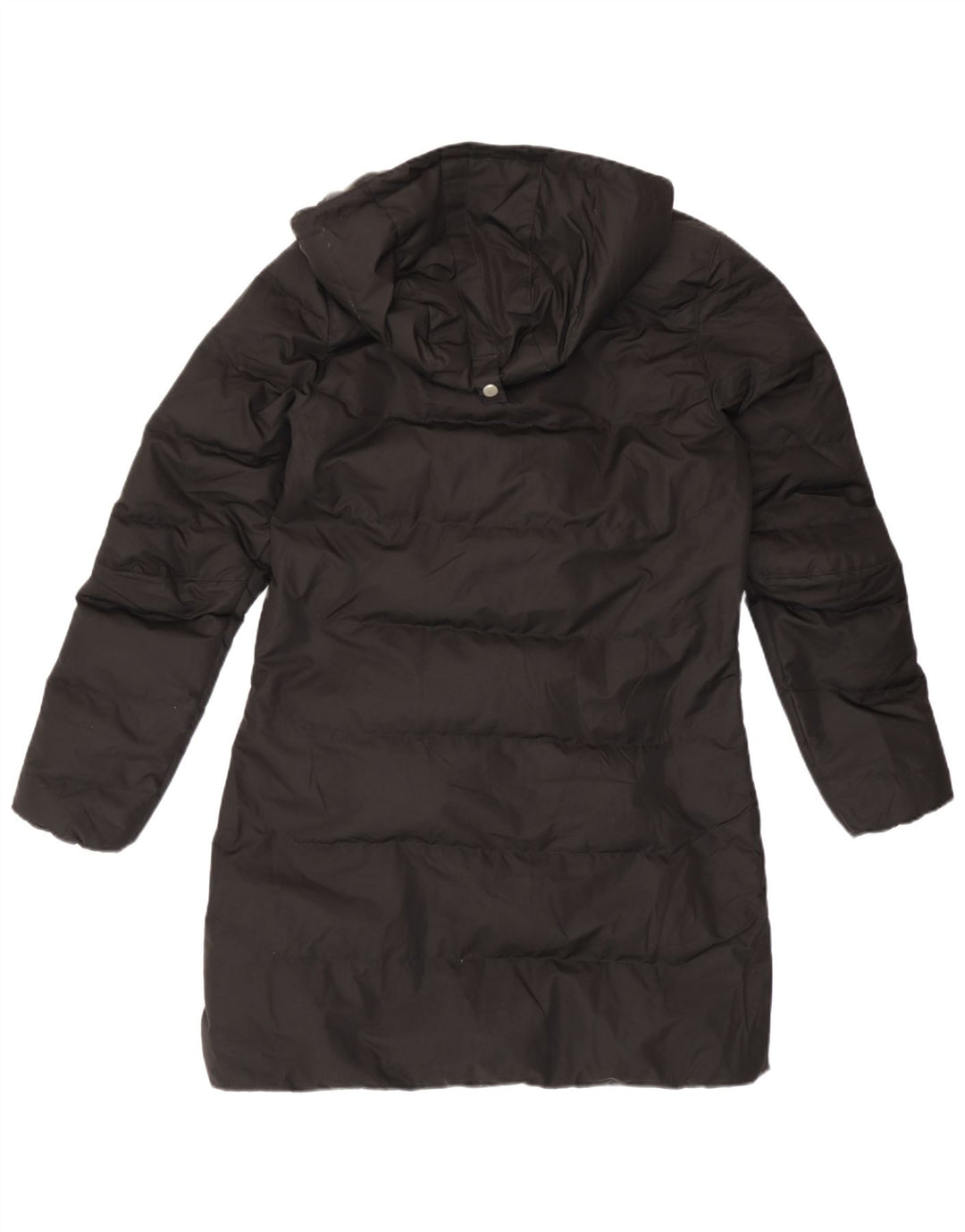 Damski ocieplany płaszcz z kapturem Helly Hansen UK 10, mały, czarny poliester